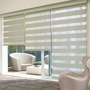 Saloni-Silver-Duplex-Blind Duplex Range Blinds - Vision Blinds